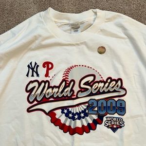 New York Yankees vs Phillies World Series 2009 Tee.